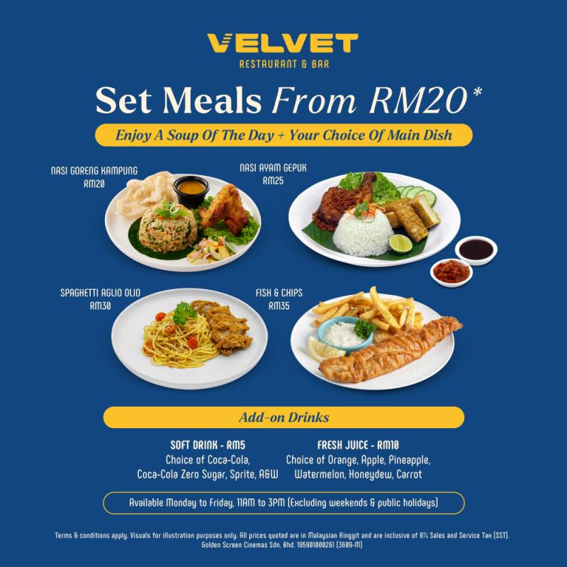 Velvet Set Meals