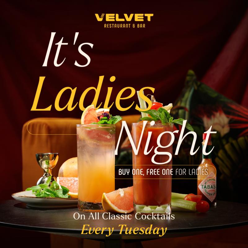 Velvet Ladies Night Every Tuesday