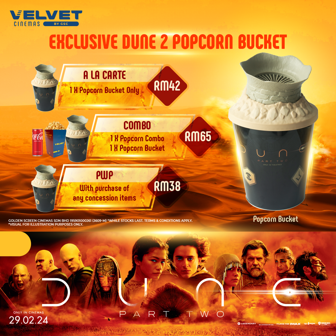 Get your Dune Popcorn Bucket now