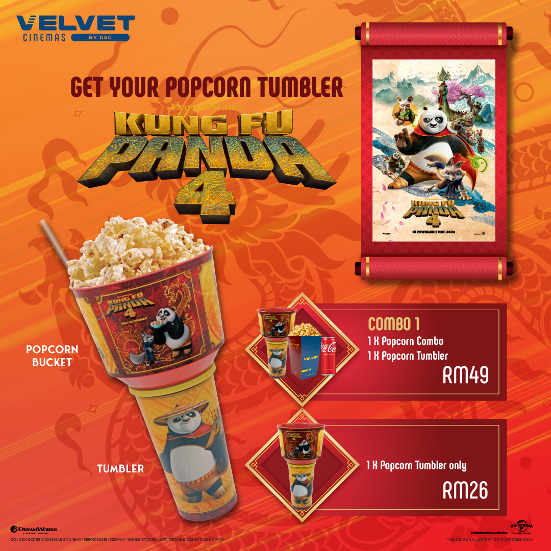 Get your Kung Fu Panda 4 Popcorn-Tumbler now!
