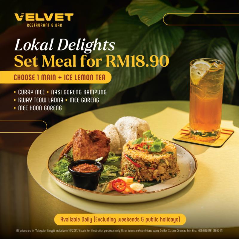 Velvet Lokal Delights Set Meal