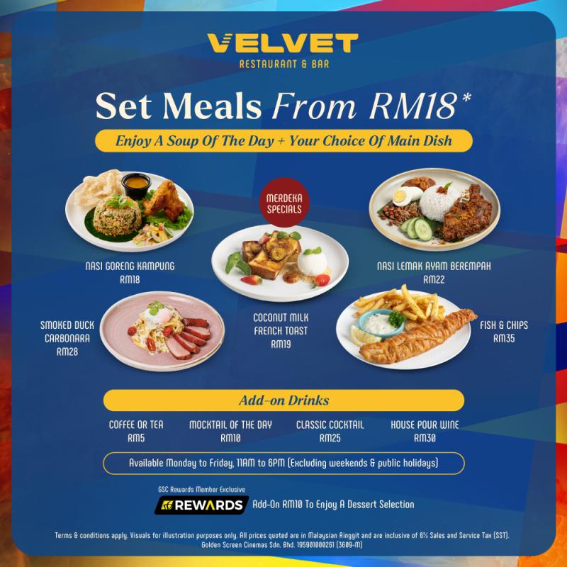 Velvet Set Meals