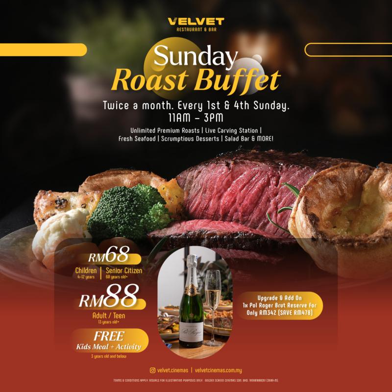 Velvet Sunday Roast Buffet