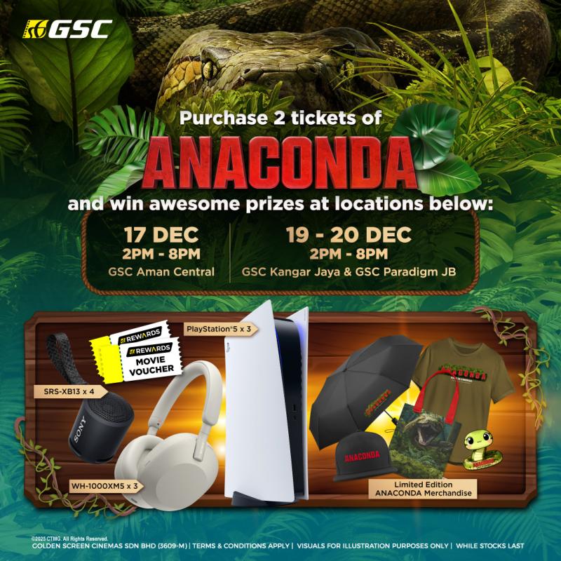GSC Rewards Exclusive: ANACONDA Watch and Win!