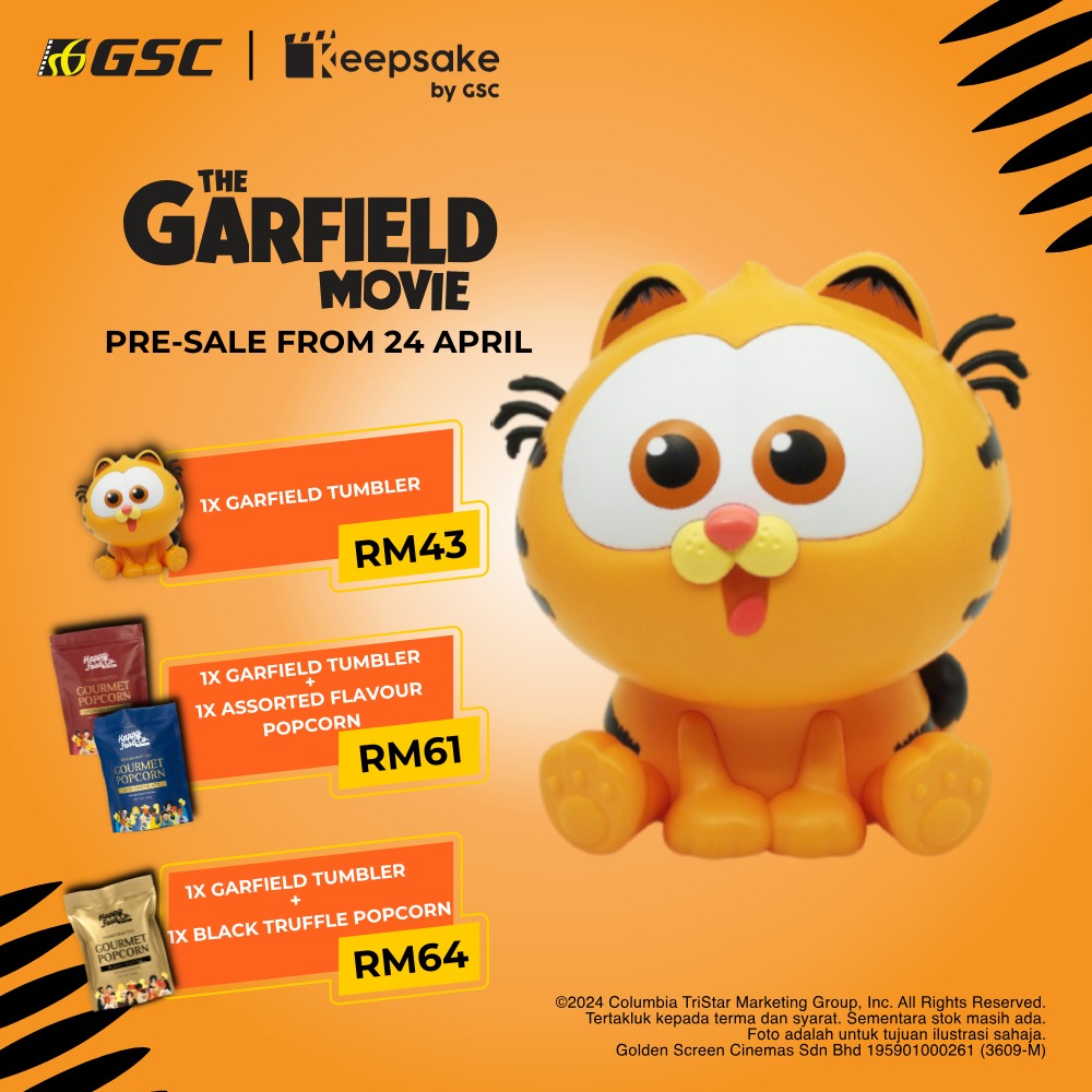 Pre-Order: The Garfield Movie 3D Tumbler - 32oz