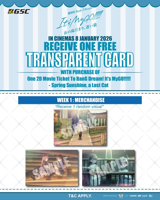 BanG Dream! It’s MyGO!!!!! Spring Sunshine, Lost Cat transparent collective card