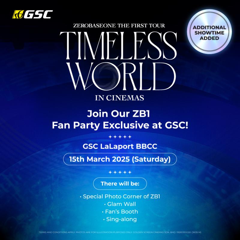 ZEROBASEONE: The First Tour [Timeless World] in Cinemas Fan Party