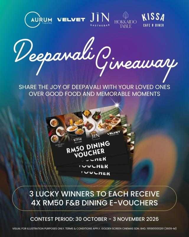 Deepavali Giveaway on Instagram!