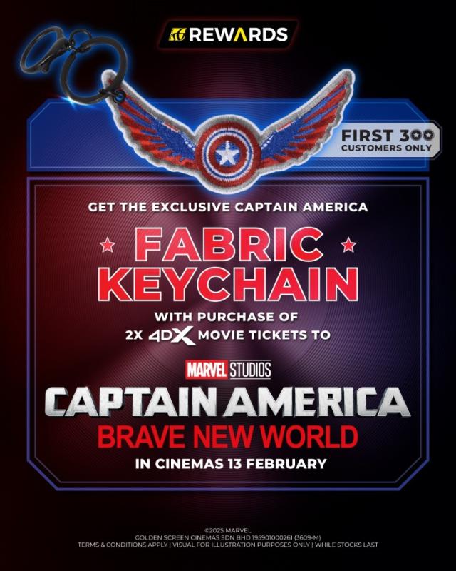 Captain America: Brave New World Keychain Redemption 