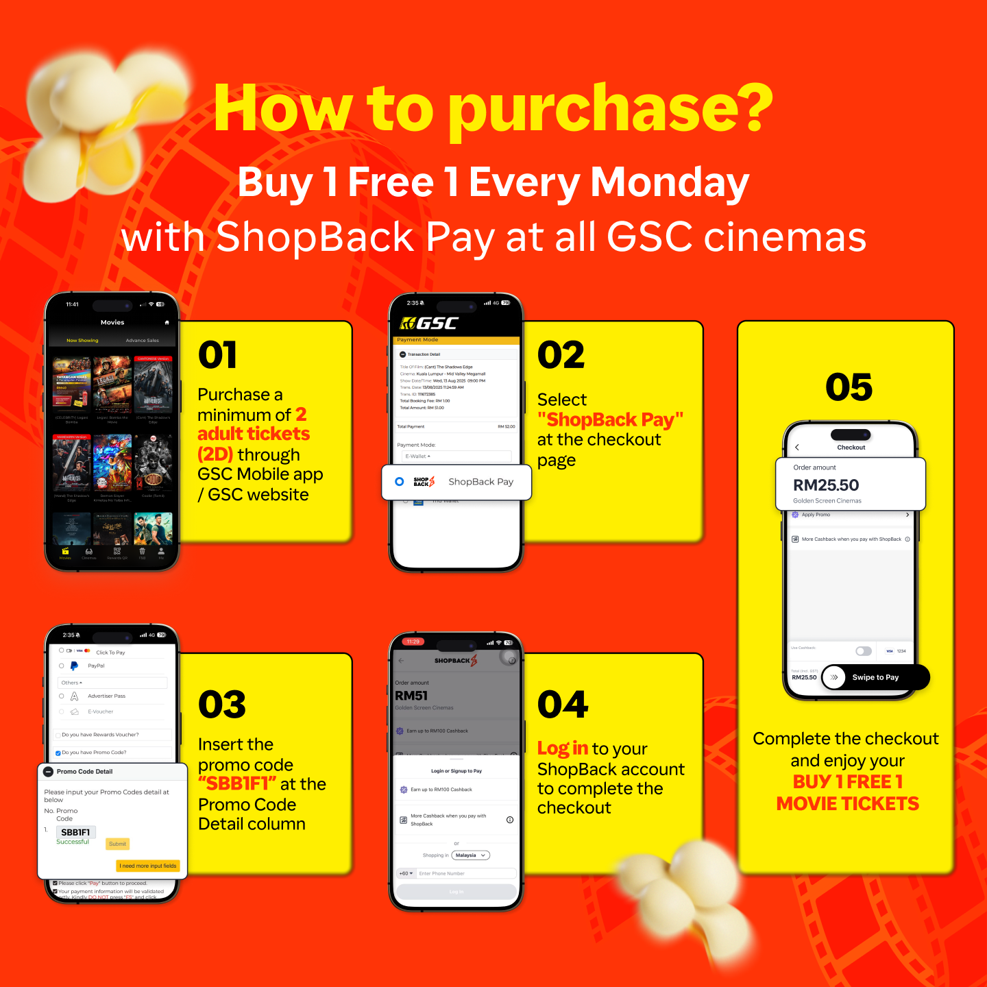 Buy 1 Free 1 With GSC