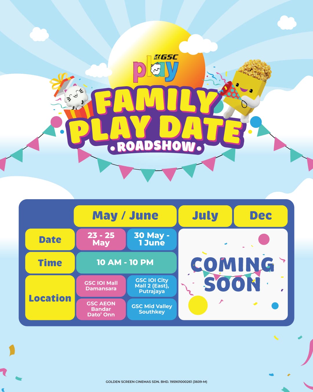 GSC Family Play Date Roadshow
