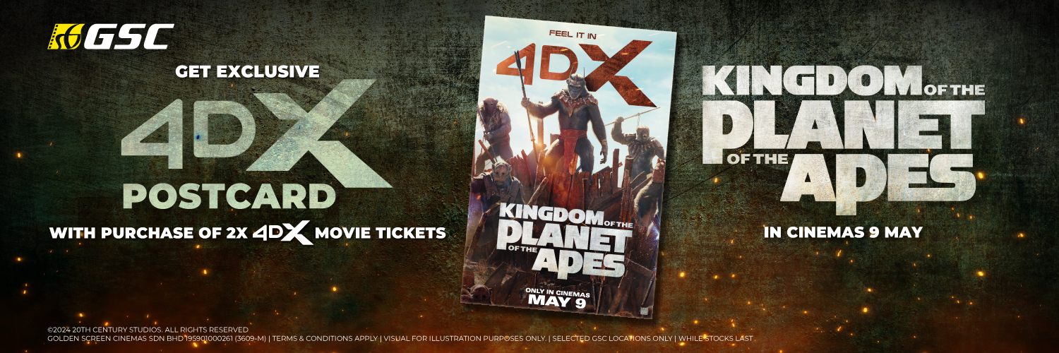 Kingdom Of The Planet Of The Apes 4DX Poster