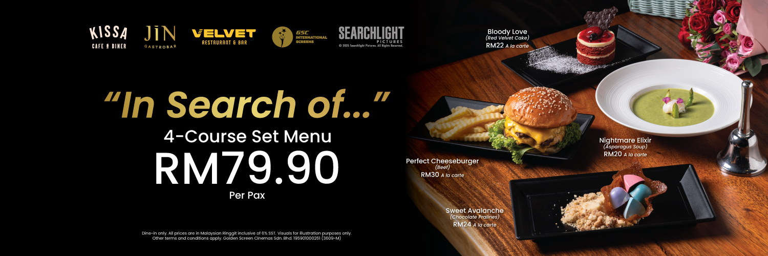 Searchlight Anniversary Menu